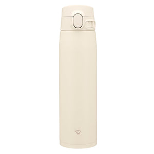 Zojirushi Large Capacity Stainless Steel Water Bottle 720ml One - Touch Sand Beige