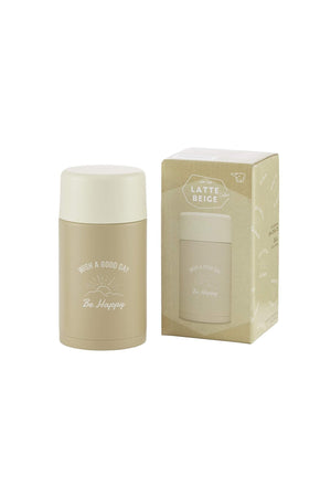 Zojirushi Latte Beige Stainless Steel Water Bottle Seamless Screw Mug 0.24L