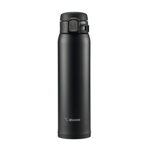 Zojirushi Lightweight Stainless Steel Water Bottle 600ml Sleek Black SM - SA60 - BA