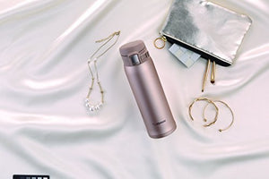 Zojirushi Mahobin (Zojirushi) Water Bottle Stainless Mug Bottle Direct Drinking Lightweight Cold Insulation One Touch Open Type Lightweight Compact 480Ml Matt Gold Sm - Sd48 - Nm