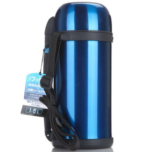 Zojirushi Metallic Blue Stainless Steel Cool Bottle SF - CC15 - AH