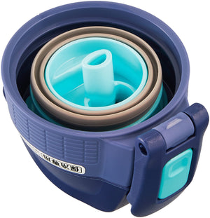 Zojirushi Navy Mint Sports Water Bottle with Cool Stopper Set SD - S10F - AG