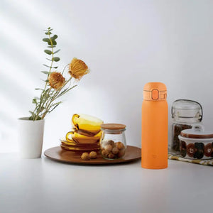 Zojirushi Sm - Wa48 - Da Stainless Steel Mug Seamless One Touch Orange 480ml - Japanese