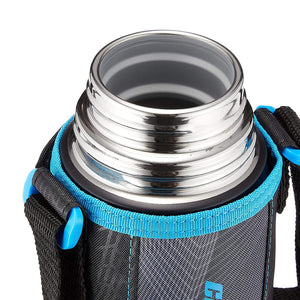 Zojirushi Stainless Steel 820ml 2 - Way Water Bottle for Field Trip and School in Black Blue