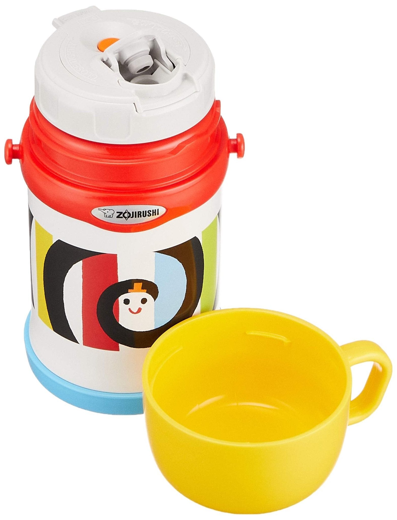 Zojirushi Stainless Steel Striped Water Bottle 0.45L - SC - LH45S - EW Model