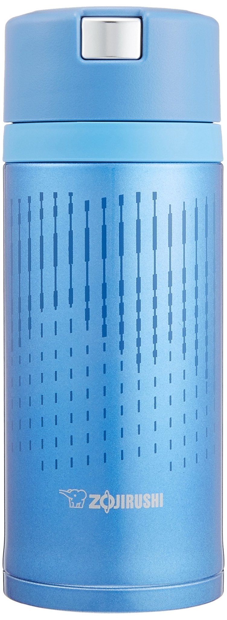 Zojirushi Stainless Steel Water Bottle - Quick Open Easy Lock 360ml Blue SM - XC36 - AL