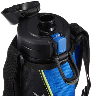 Zojirushi Stainless Steel Water Bottle Sports Type 1.5L in Meisai Blue Direct Drinking (SD - AJ15 - AZ)