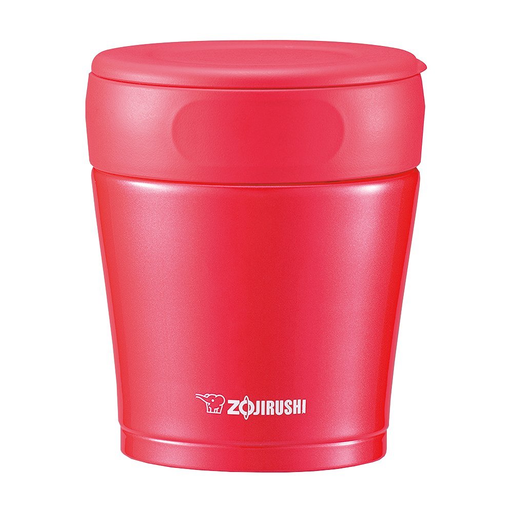 Zojirushi SW - GC26 - RA Insulated Stainless Steel Food Jar 260ml Cherry Red