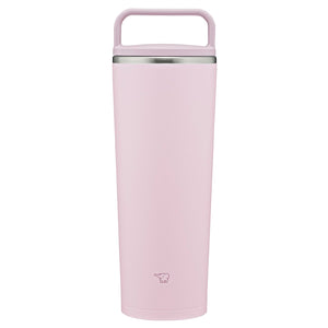 Zojirushi SX - JS40 - PM 400ml Carry Tumbler Water Bottle with Handle Dishwasher Safe Powdery Pink