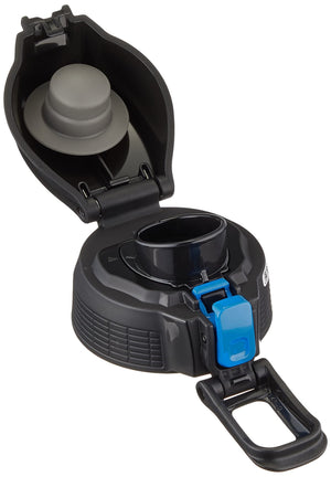 Zojirushi Water Bottle Blue Stripe Direct Drinking Sports Type with Stopper Set