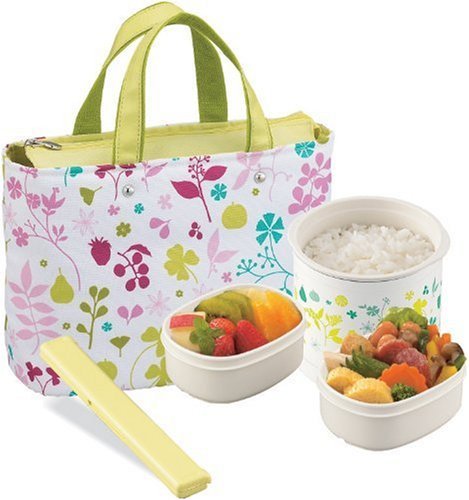 Zojirushi White Insulated Lunch Box Sz - Fc03 - Wb - Portable Food Storage Solution