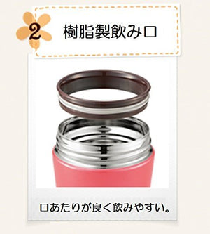 Zojirushi (Zojirushi) Stainless Steel Hood Jar 450Ml Clear Red Sw - Hc45 - Rc