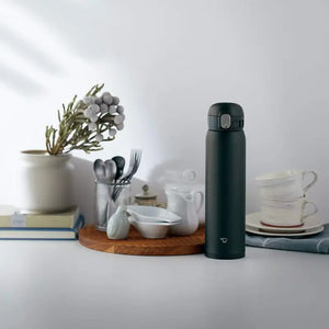 Zojirushi (Zojirushi) Water Bottle One Touch Stainless Mug Seamless 0.60L Black Sm - Wa60 - Ba