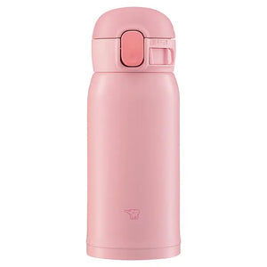 Zojirushi (Zojirushi) Water Bottle One Touch Stainless Mug Seamless 0.36L Peach Pink Sm - Wa36 - Pa