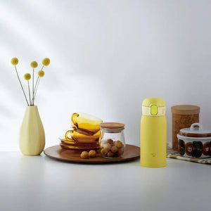 Zojirushi (Zojirushi) Water Bottle One Touch Stainless Mug Seamless 0.36L Lemon Sm - Wa36 - Ya