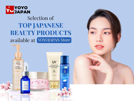 Selection of top Japanese beauty products available at YOYOJAPAN Store