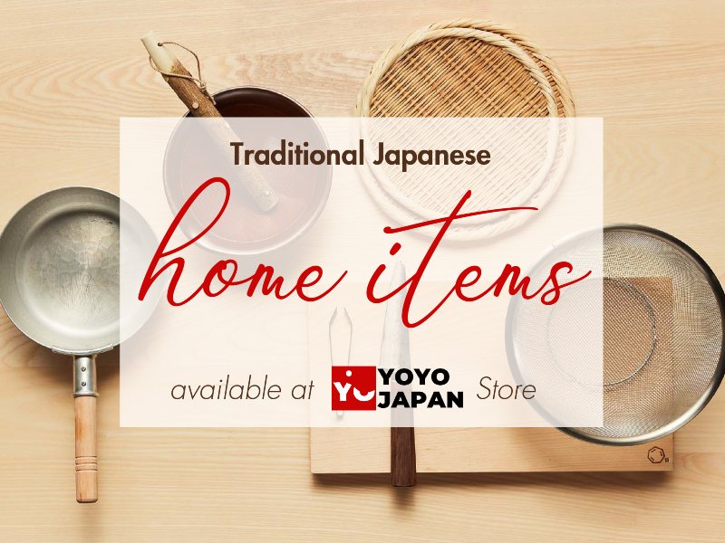 Traditional Japanese home items available at YOYOJAPAN Store