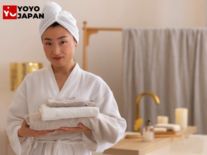 Buy Japanese Bath Towels: Japanese Bath Towels for Luxury at YOYOJAPAN Store