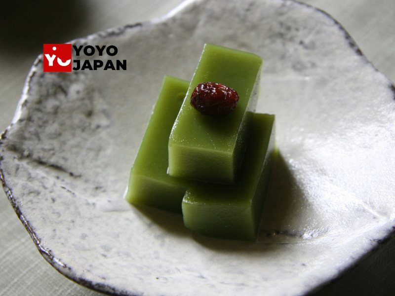 How to Make Matcha Mizu Yokan: Japanese Bean Paste Jelly