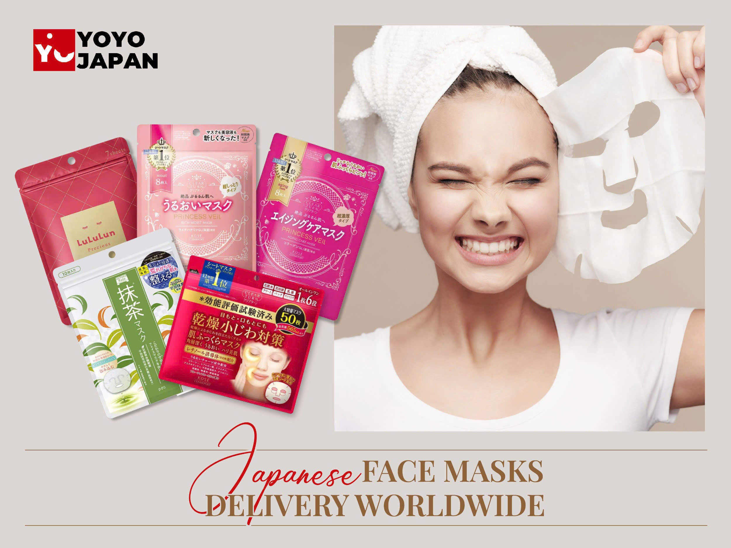 Japanese Face Masks Delivery Worldwide: Shop Authentic Products at YOYOJAPAN Store