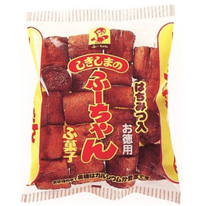 Close-up of Shikishima Sangyo Tokuyo Fuchan 135g, featuring crispy texture for added enjoyment