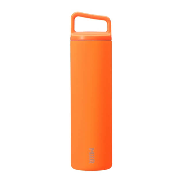 Starbucks Handle Lid Stainless Bottle Neon Orange 591ml - Starbucks Bottles In Japan