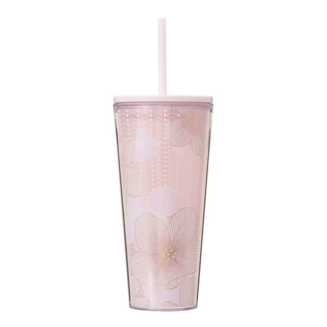 Starbucks Cold Cup Tumbler Soft Blossom 591ml - Japanese Starbucks Cold Cup Tumblers