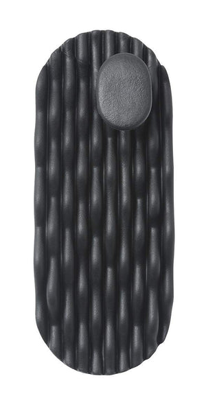 He Lived Akaishi Tsubo Fit Slippers Black - Japanese Made - YOYO JAPAN