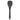 Akebono 30Cm Black Polypropylene Rice Spatula From Japan - YOYO JAPAN