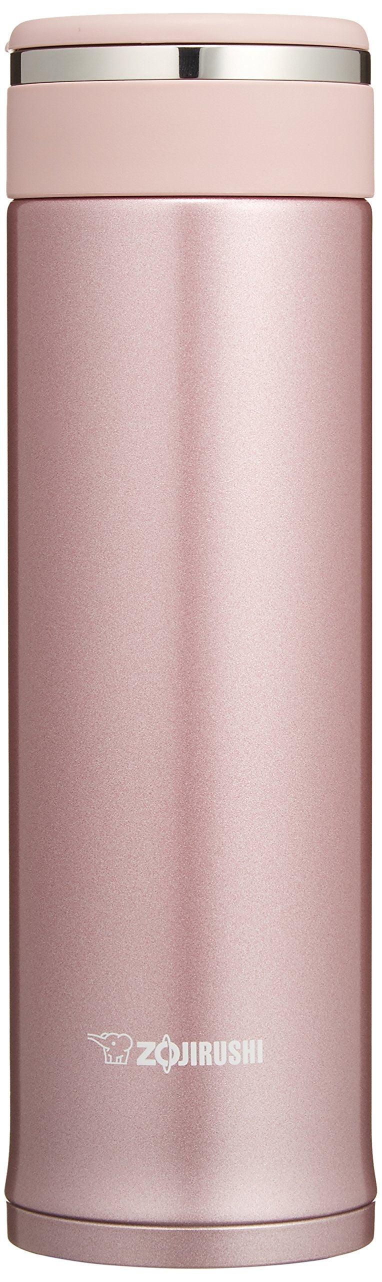 Zojirushi Water Bottle Stainless Steel Mug Bottle Japan 480Ml Rose Sm-Je48Az-Pr Amazon Exclusive