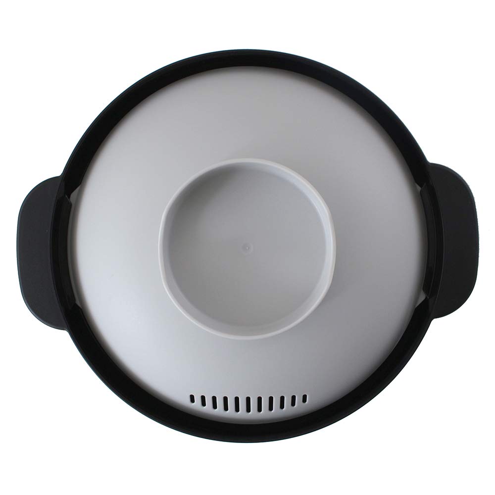 &Amp;Ne Rakuchin Microwave Pot Recopo Nim-118-Bk Japan - YOYO JAPAN