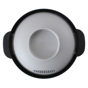 &Amp;Ne Rakuchin Microwave Pot Recopo Nim-118-Bk Japan - YOYO JAPAN