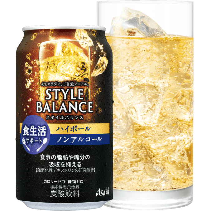 Asahi Style Balance Non Alcoholic Whiskey Highball Mocktail 350ml