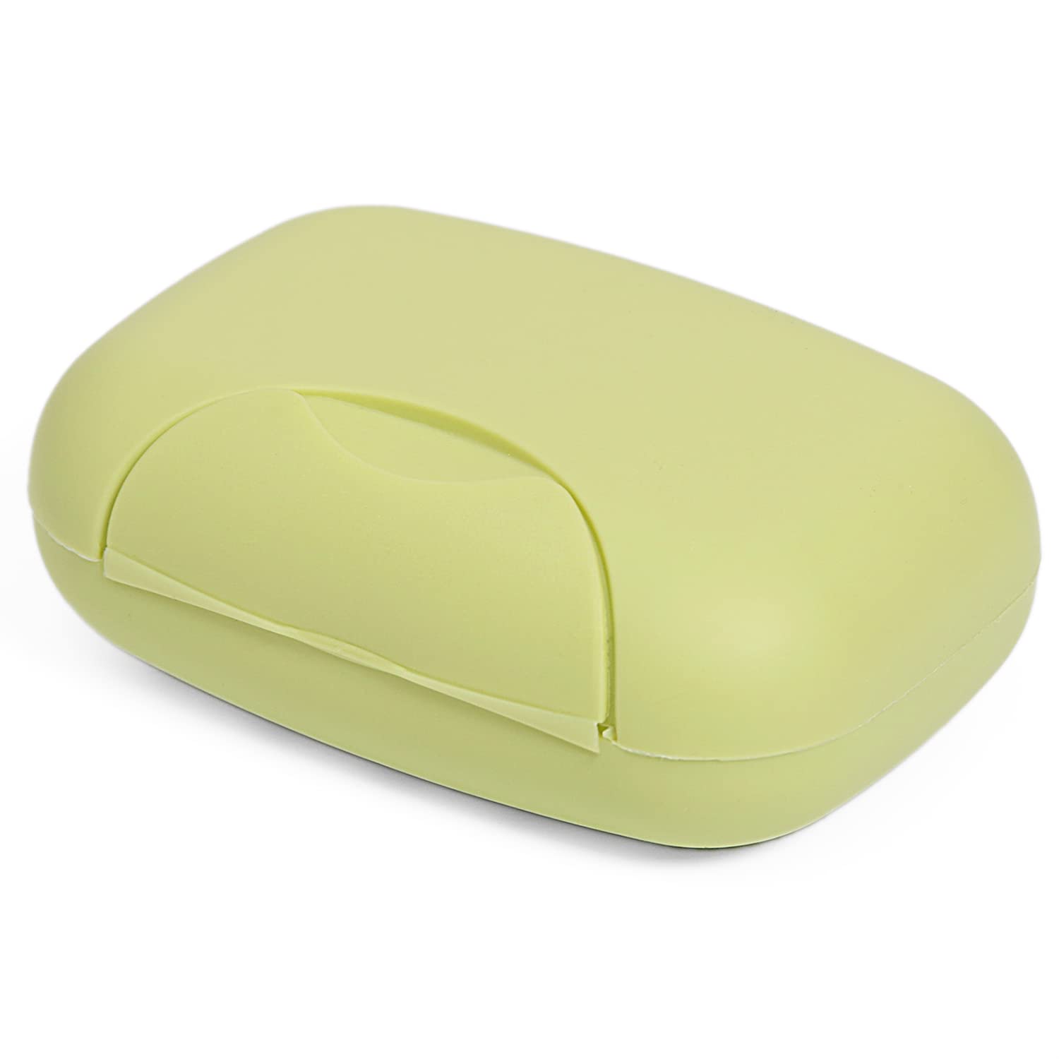 Astro Japan Soap Case Yellow Green Open/Close Lock Tray Dish 730-16