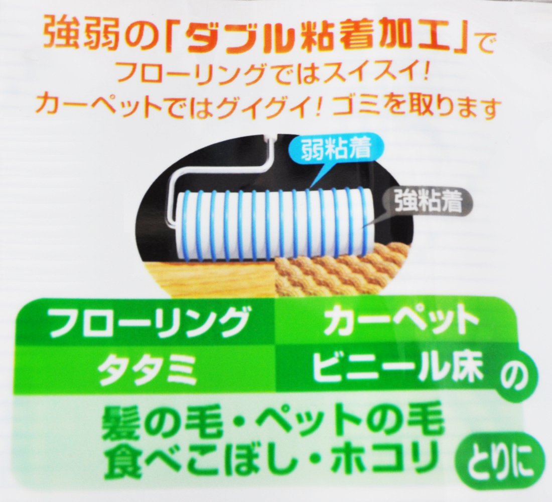 Nitoms Japan Corocoro Spare Tape Floor Clean 8 Rolls 45 Laps Bulk Set 58349 - YOYO JAPAN