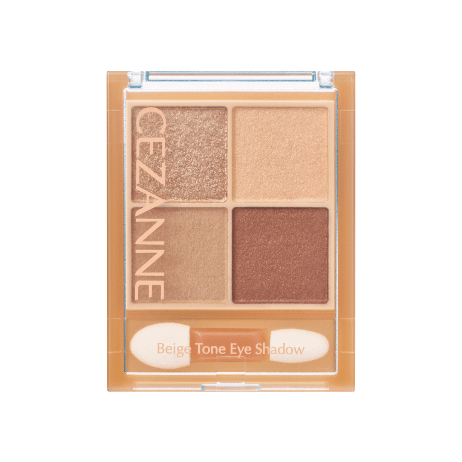 Cezanne Beige Tone Eyeshadow Four Color Eye Shadow Palette 4.3g