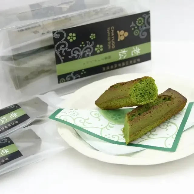 Chayudo Uji Matcha Green Tea Flavored Financier Cakes 5 Pieces