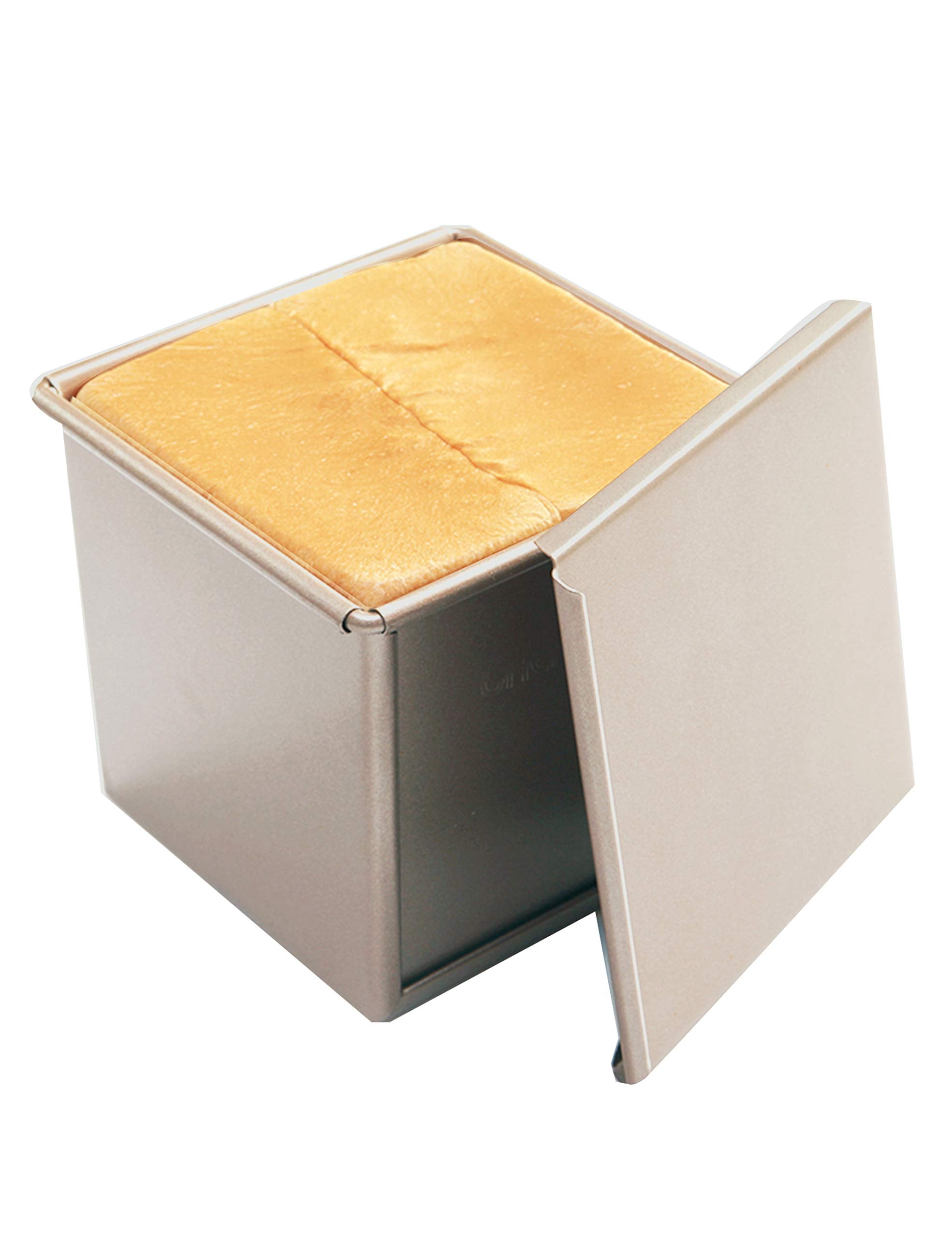 Chefmade Japan Bread Mold With Lid Baking Non-Sticky 11.5X11.4X10Cm Slim Pound Type - YOYO JAPAN