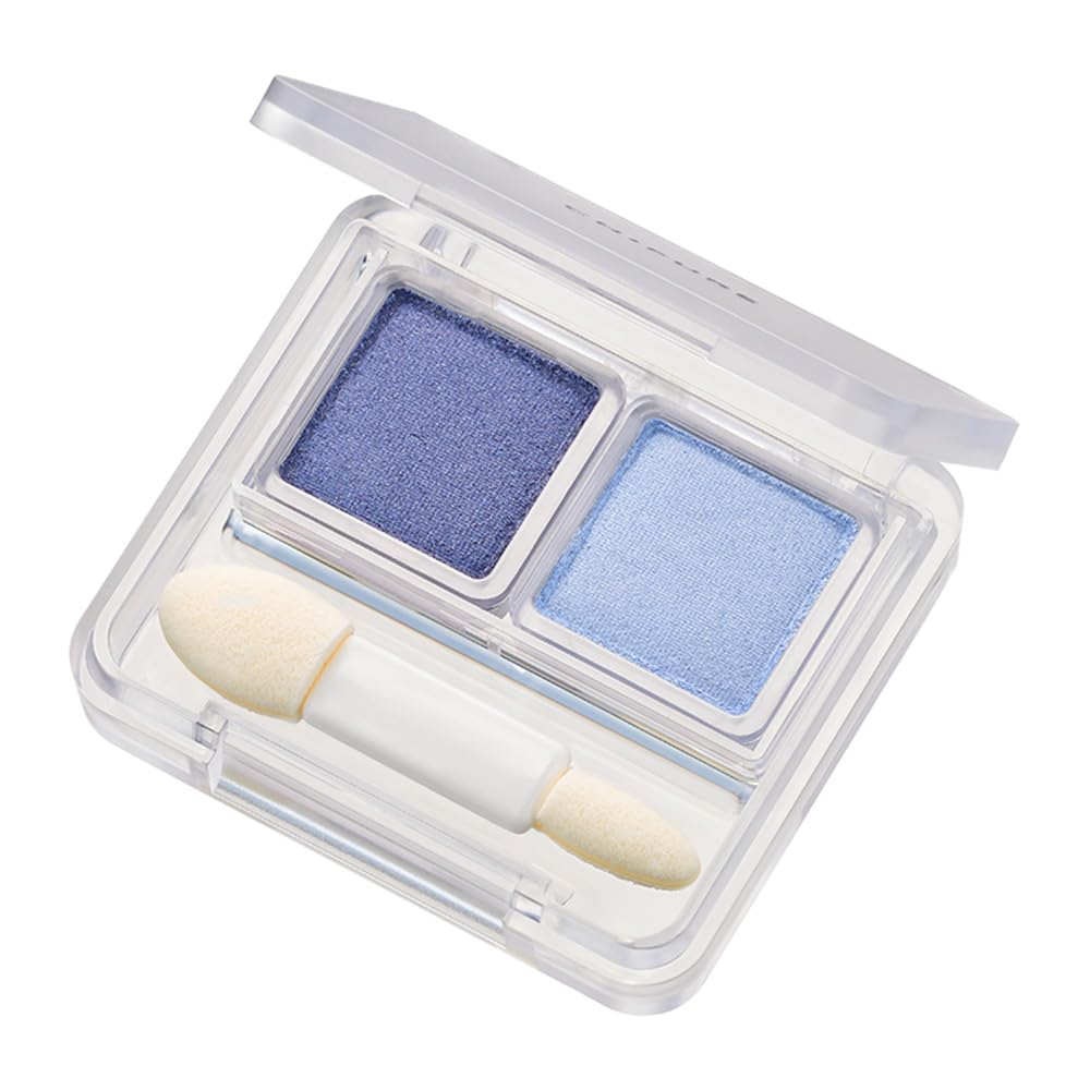 Chifure Twin Color Eyeshadow 93 Blue Blendable Long-lasting Eye Makeup