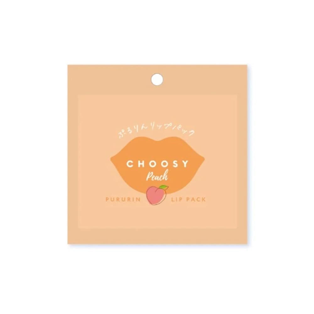 Choosy Plump Lip Balm Peach Scent - Moisturizing Lip Care by Choosy