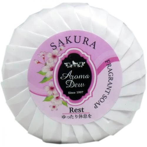 Clover Soap Aroma Dew Sakura Cherry blossom 100g skin Beauty Care