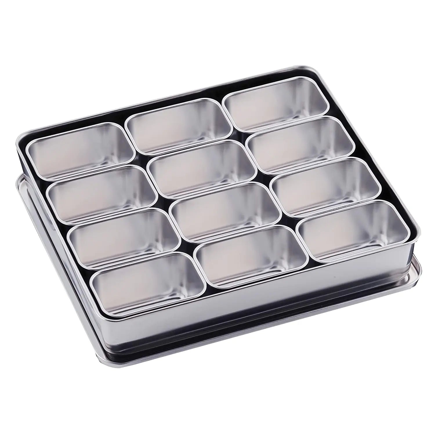 Clover Stainless Steel Yakumi Seasoning Container 12 Compartments - YOYO JAPAN