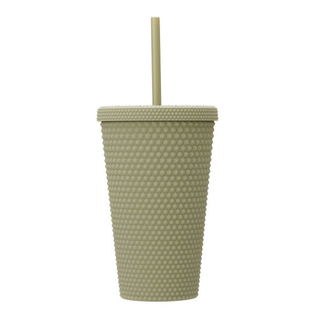 Cold Cup Tumbler Green Kaki Grande Studded 473ml - Japanese Starbucks