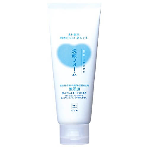 Cow Mutenka Additive-Free Face Cleansing Foam 120g - Japanese Face Cleansing Foam