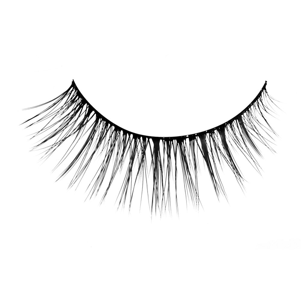 D-Up Eyelash Rich 809 False Eyelashes Black Pack of 2 Pairs