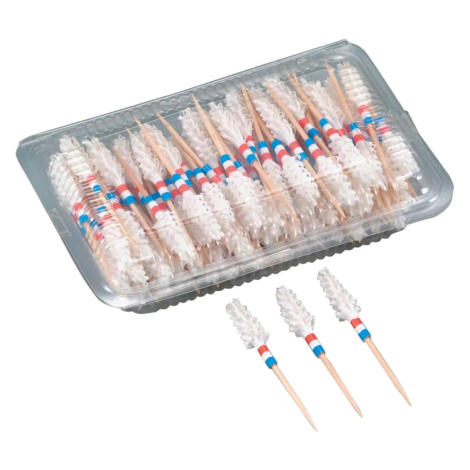 100 Count Wood Food Picks From Daikoku Industry Japan - YOYO JAPAN