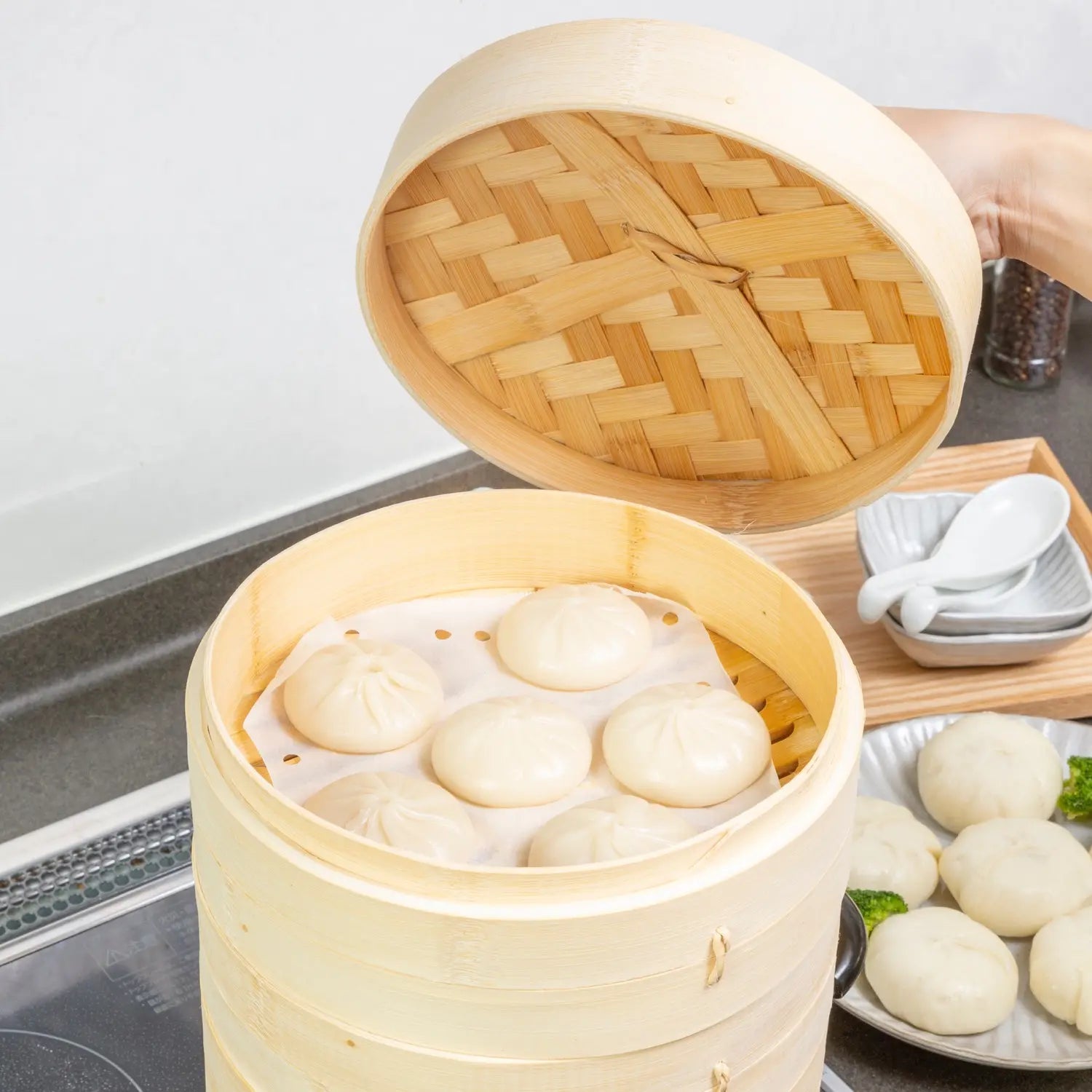 Ebm Bamboo Steamer 10cm - Lid