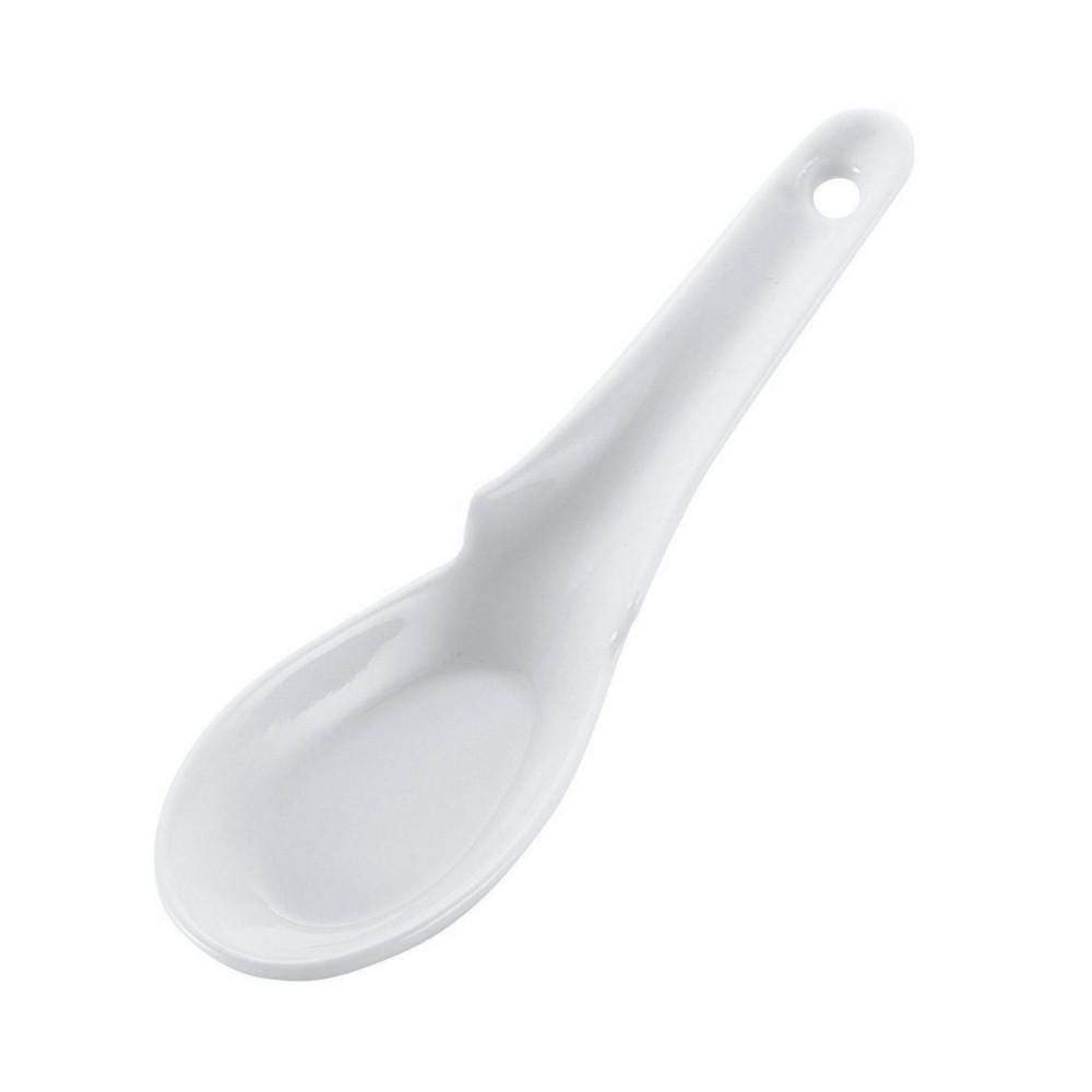 Ebm Japan Porcelain Renge Soup Spoon Hooked Handle 15.8Cm