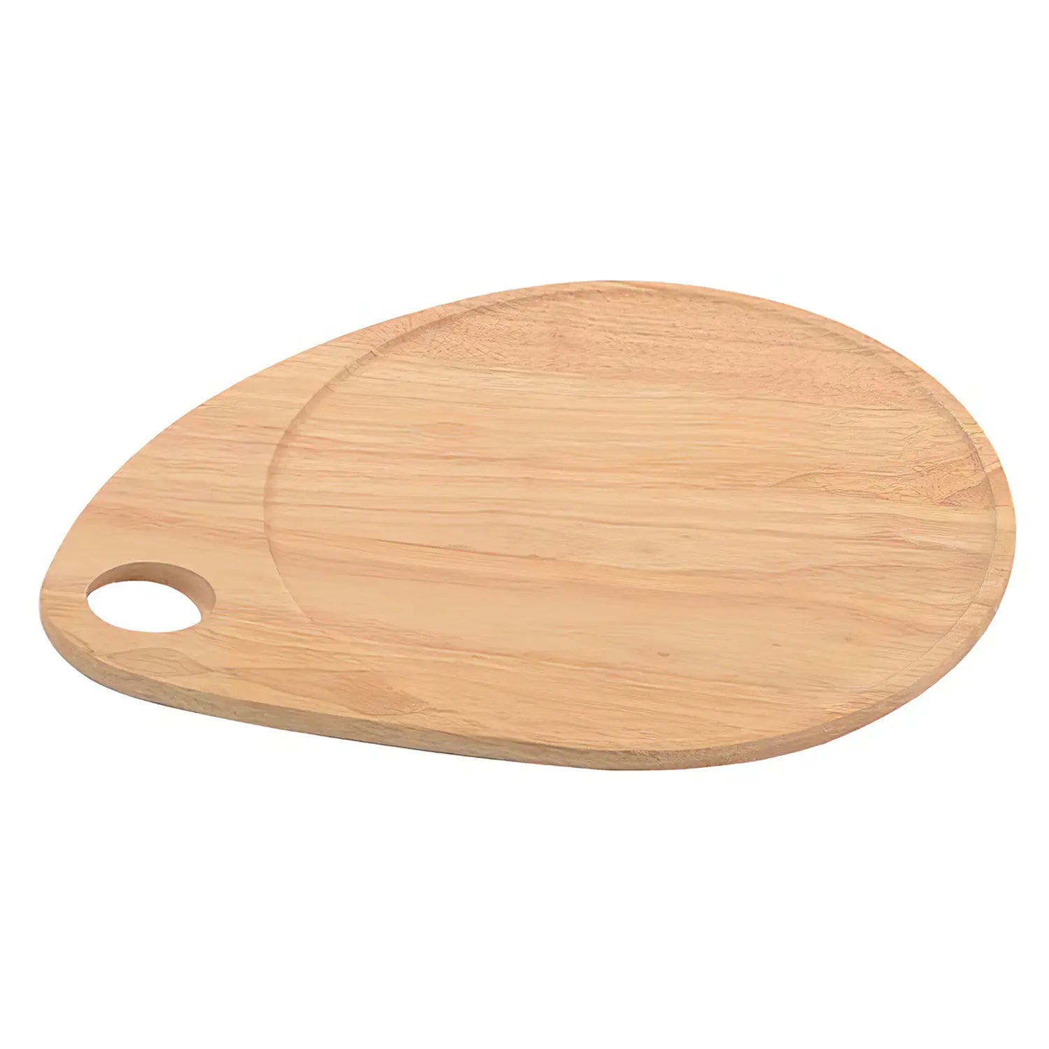 Ebm Japan Rubberwood Pizza Serving Plate 24.5Cm