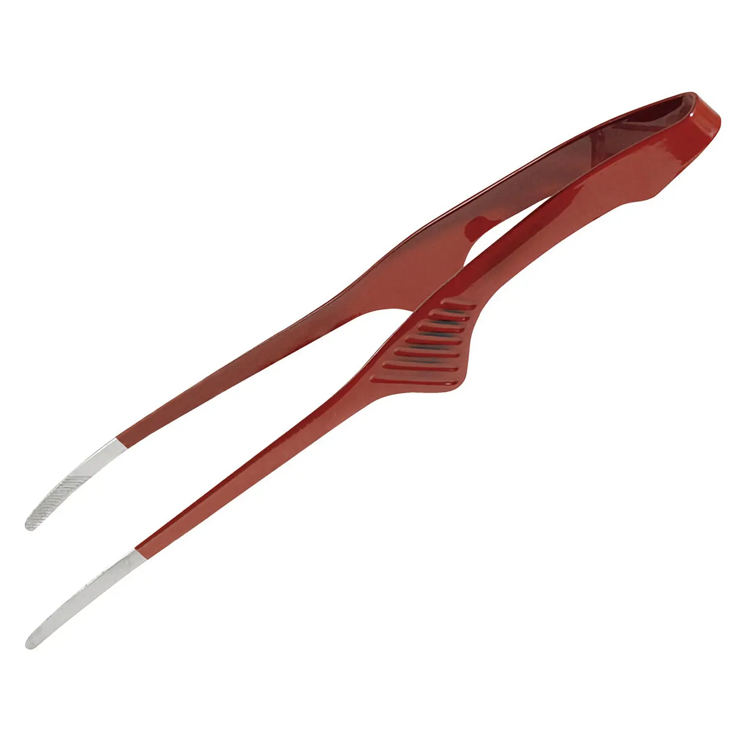 Ebm Stainless Steel Clever Chopstick Tongs Red